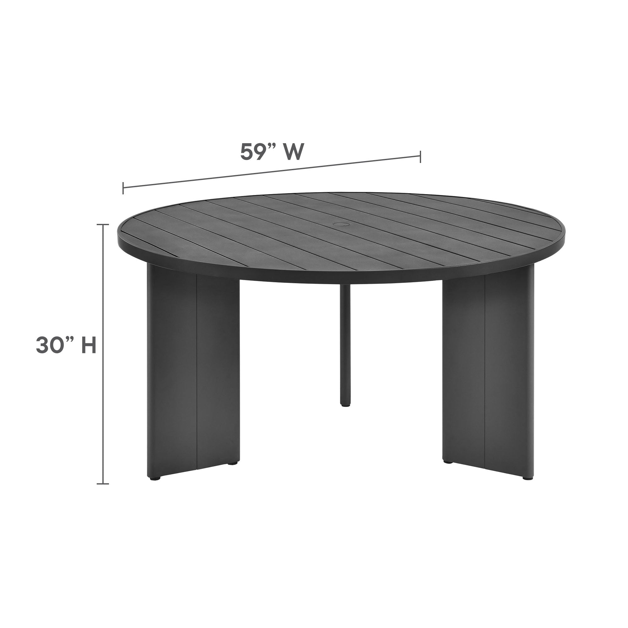 Tulsa 5 Piece Aluminum Dining Set