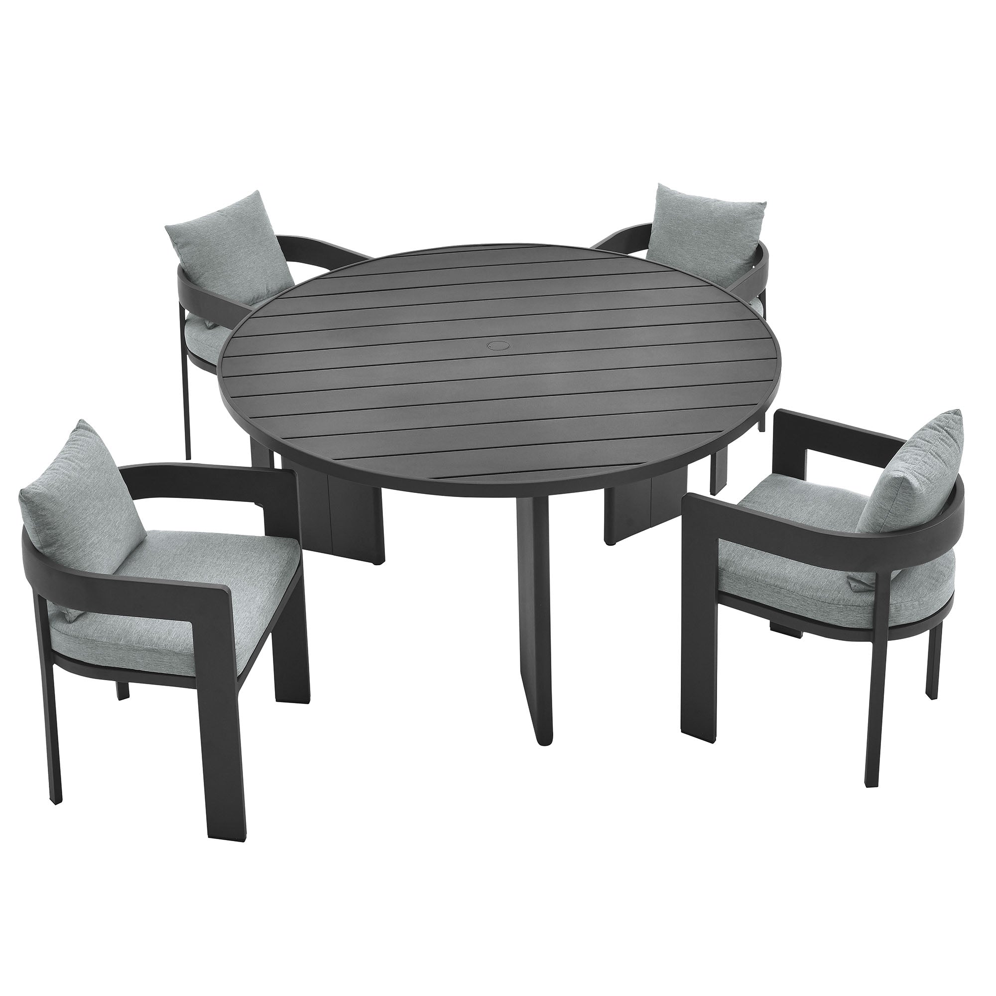 Tulsa 5 Piece Aluminum Dining Set