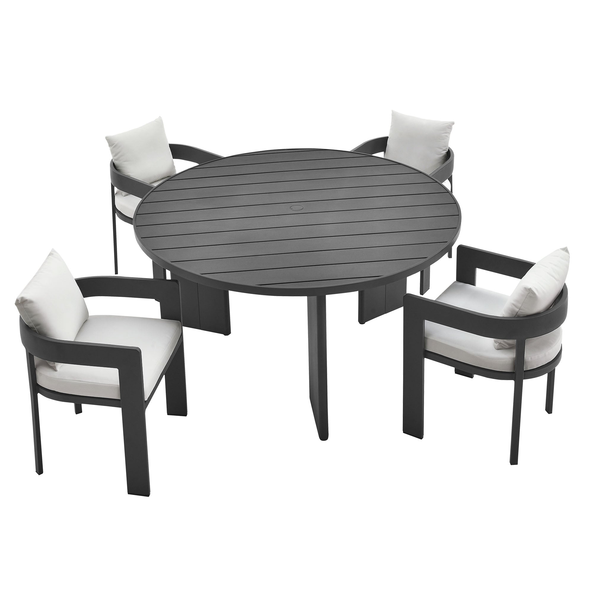 Tulsa 5 Piece Aluminum Dining Set