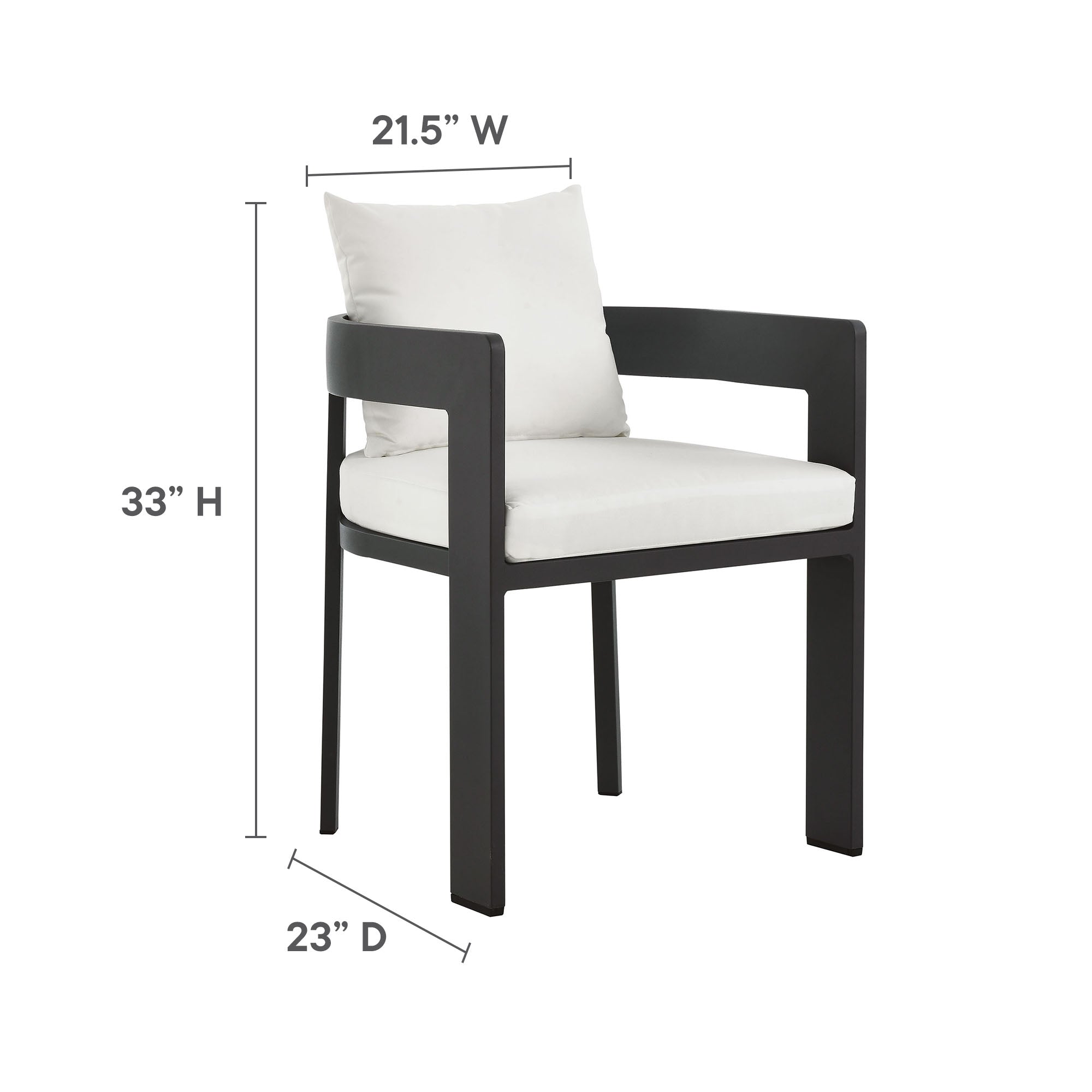 Tulsa 5 Piece Aluminum Dining Set