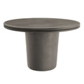 Bryson 48 Inch Outdoor Concrete Round Dining Table