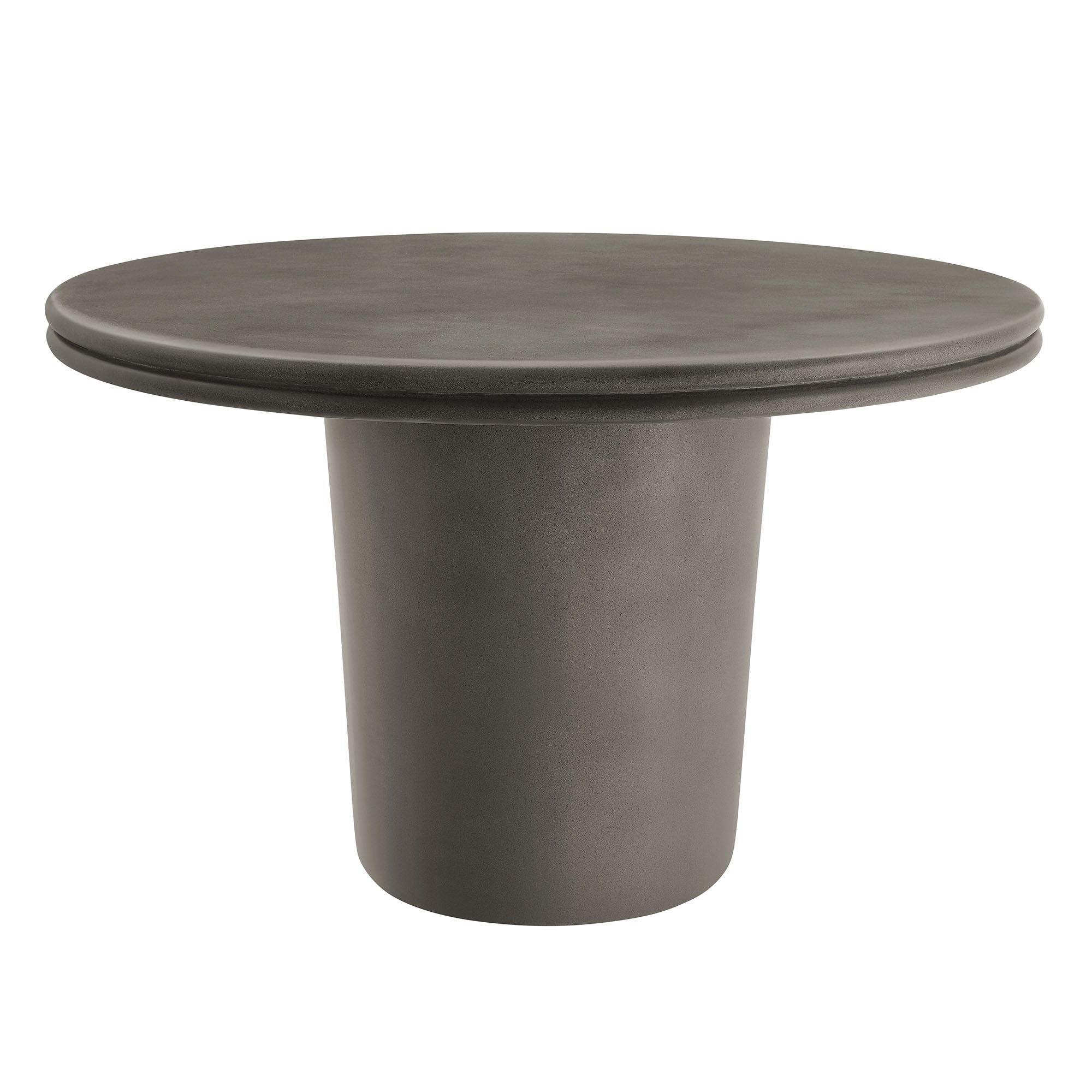 Bryson 48 Inch Outdoor Concrete Round Dining Table