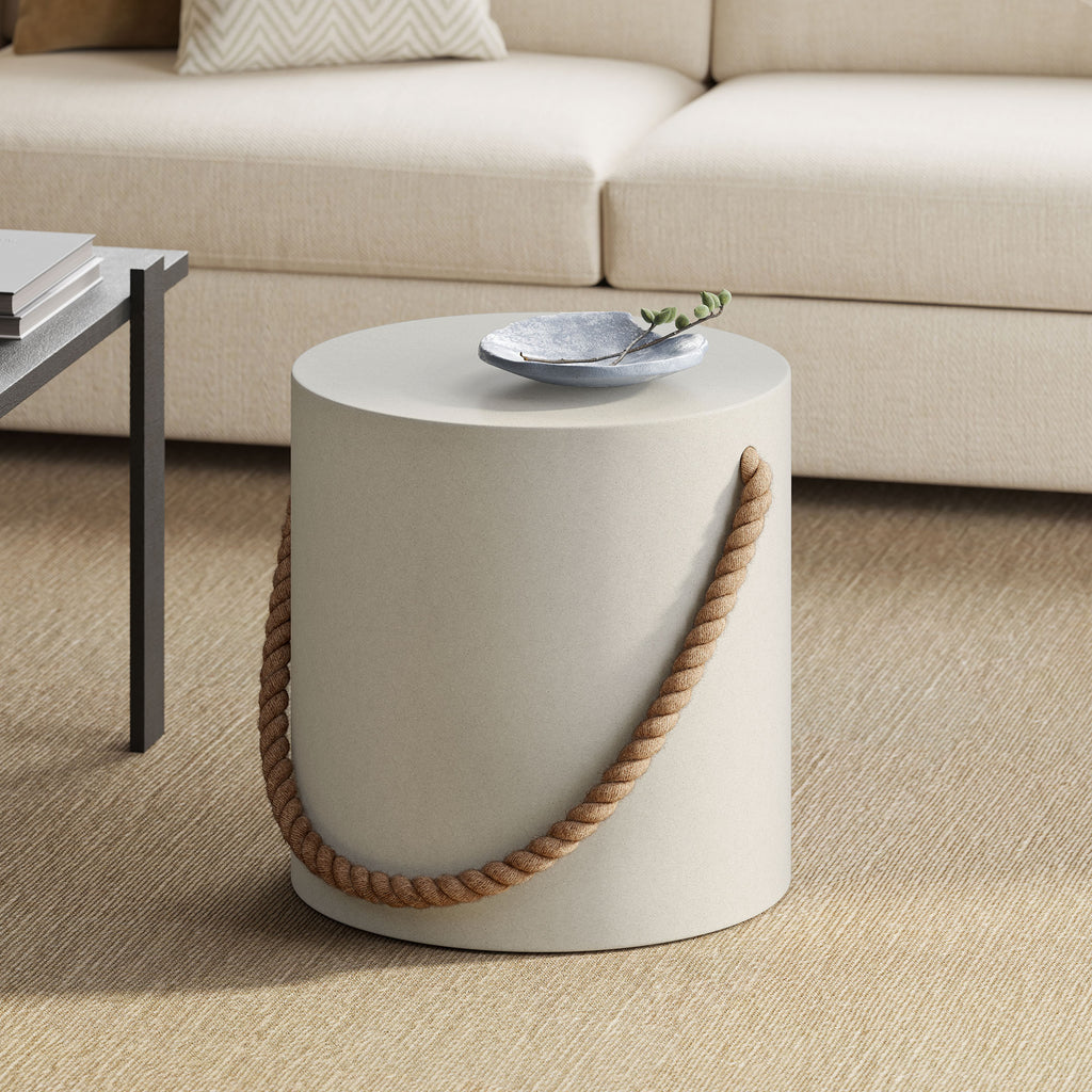 Isabella Outdoor Concrete Side Table