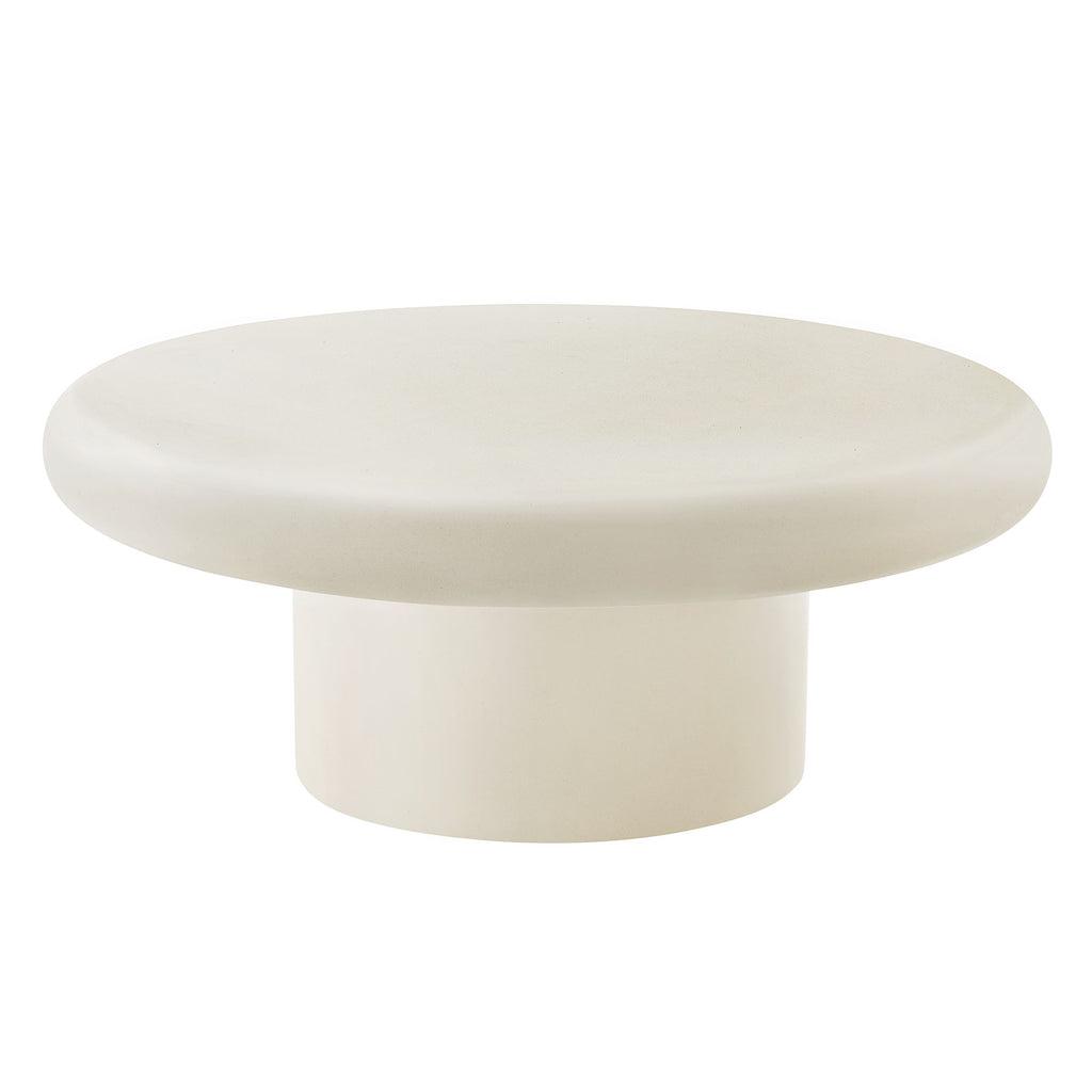 Ergos Outdoor Concrete Round Coffee Table