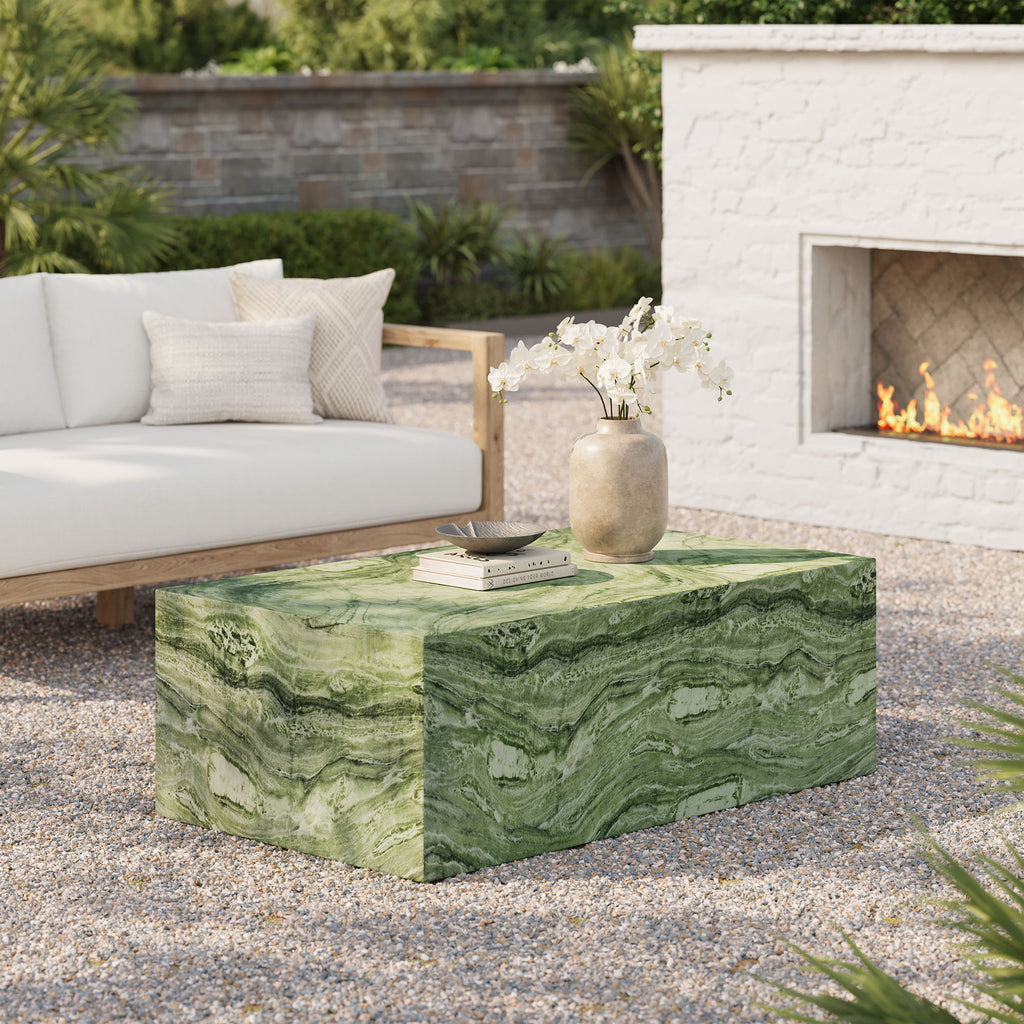 Jordan Outdoor Concrete Coffee Table