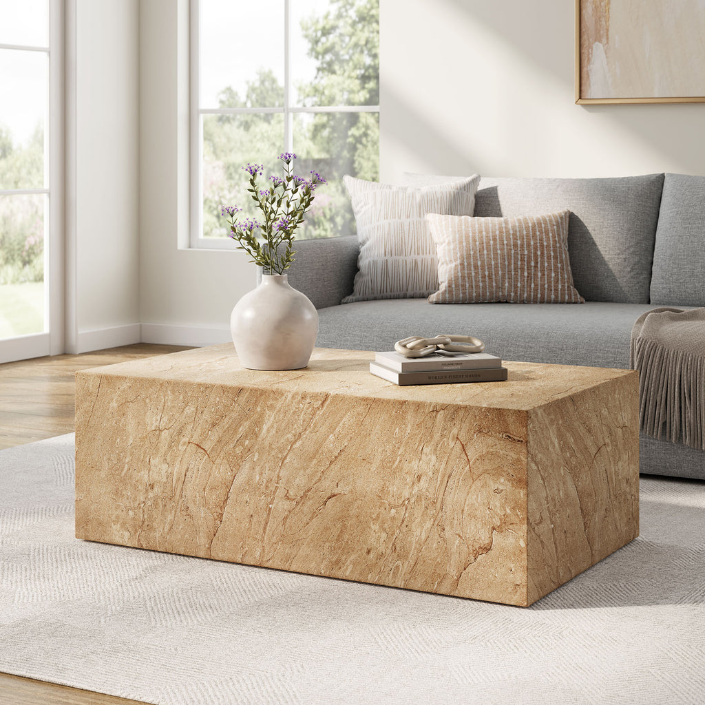 Jordan Outdoor Concrete Coffee Table