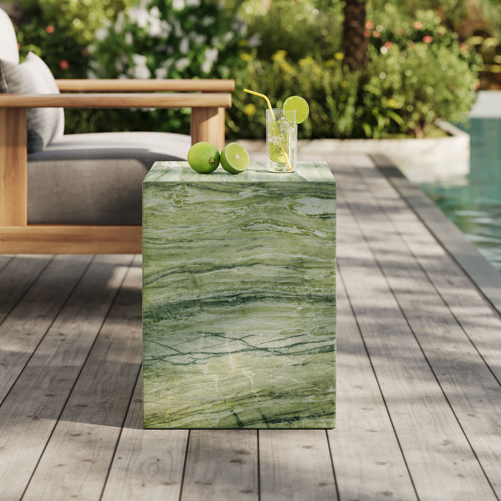 Jordan Outdoor Concrete Side Table