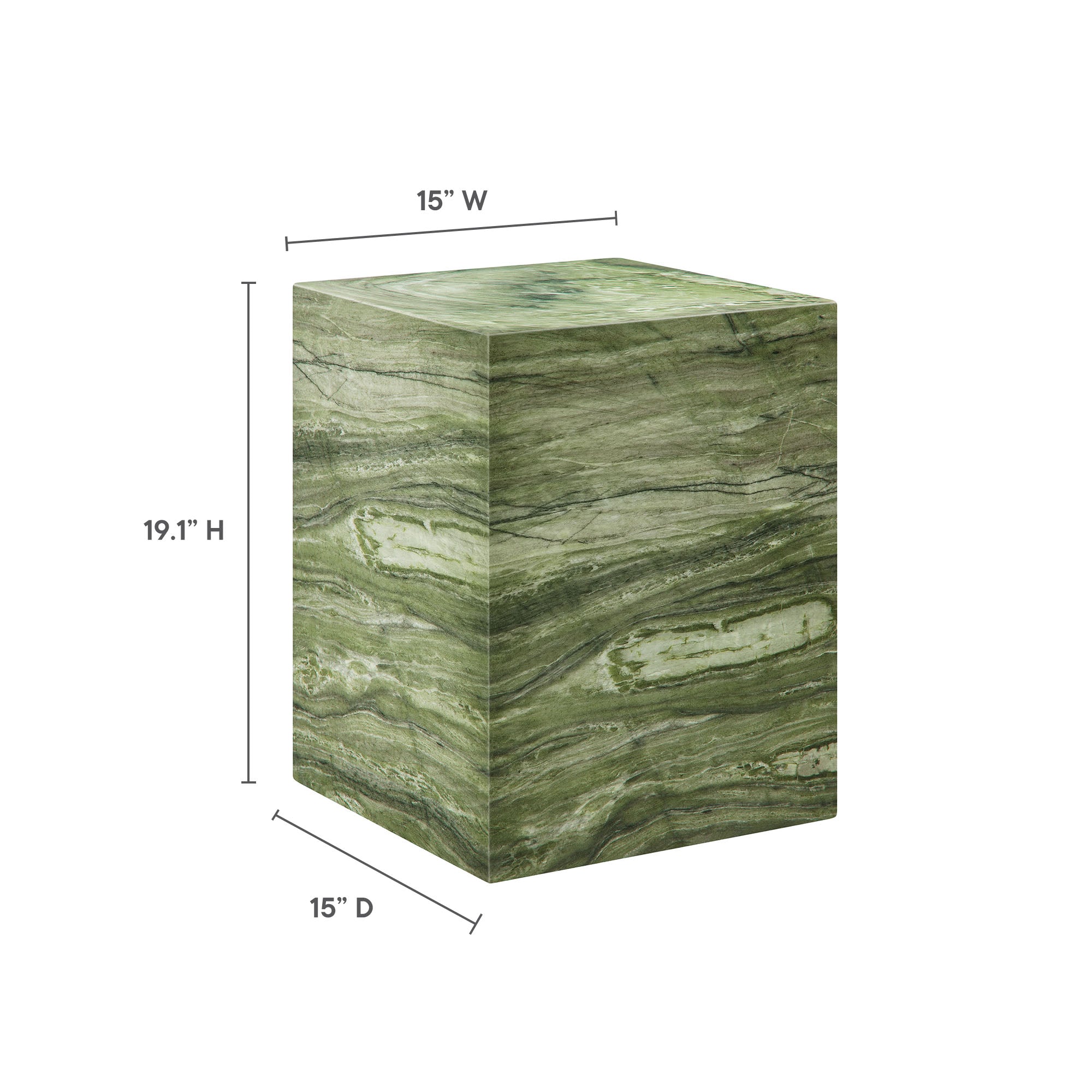 Jordan Outdoor Concrete Side Table