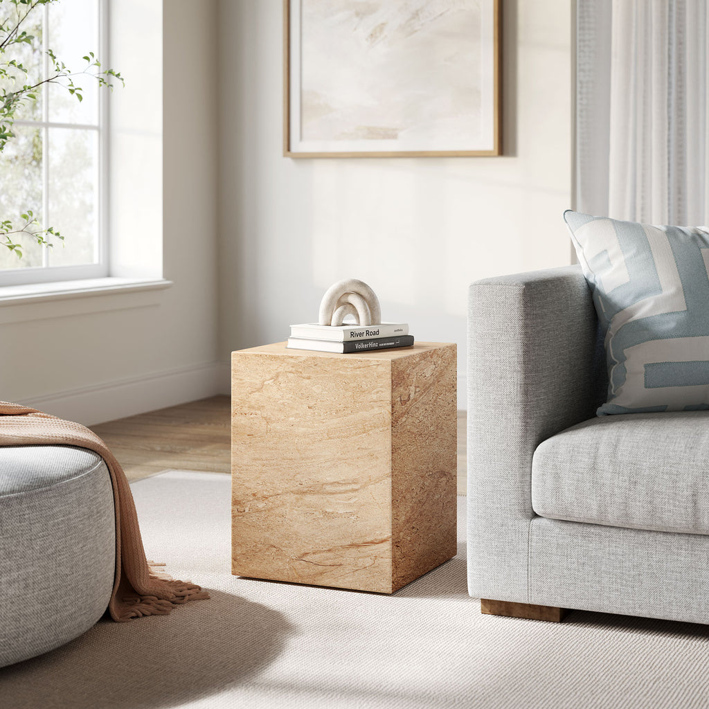 Jordan Outdoor Concrete Side Table