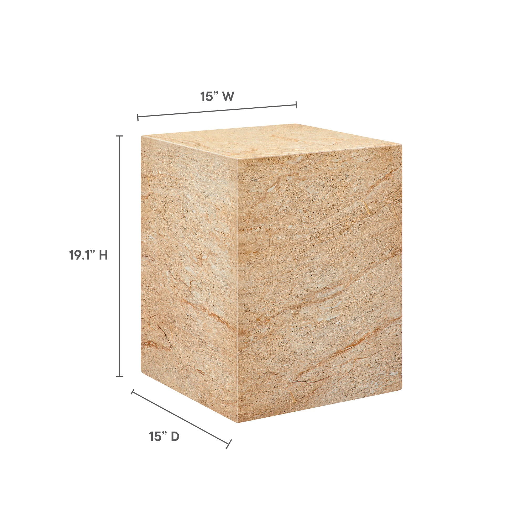 Jordan Outdoor Concrete Side Table