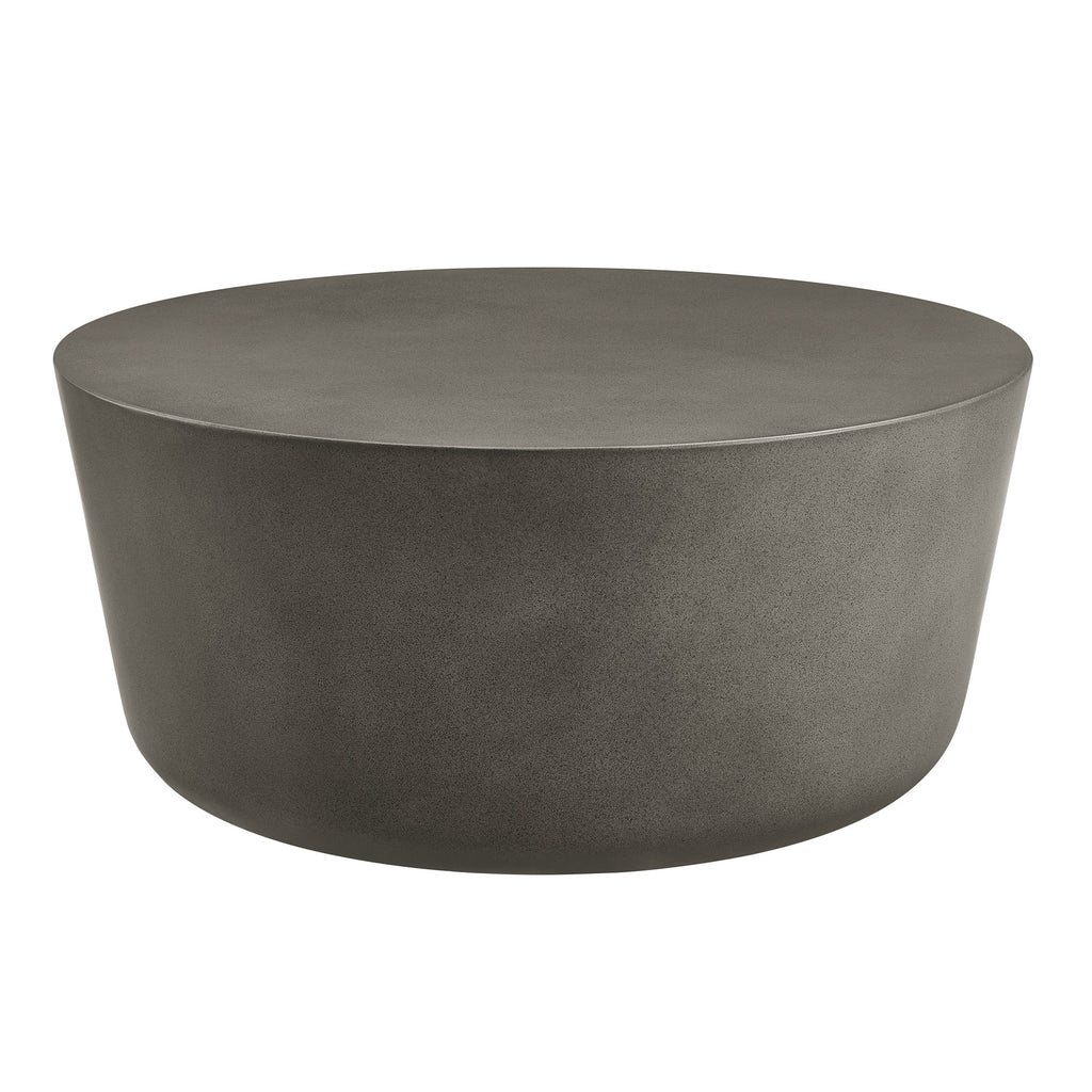 Bryson Round Outdoor Concrete Coffee Table