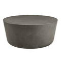 Bryson Round Outdoor Concrete Coffee Table
