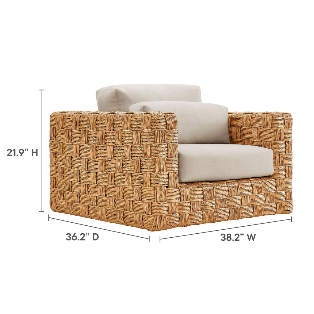 Steffan 4 Piece Outdoor Wicker Rattan Set