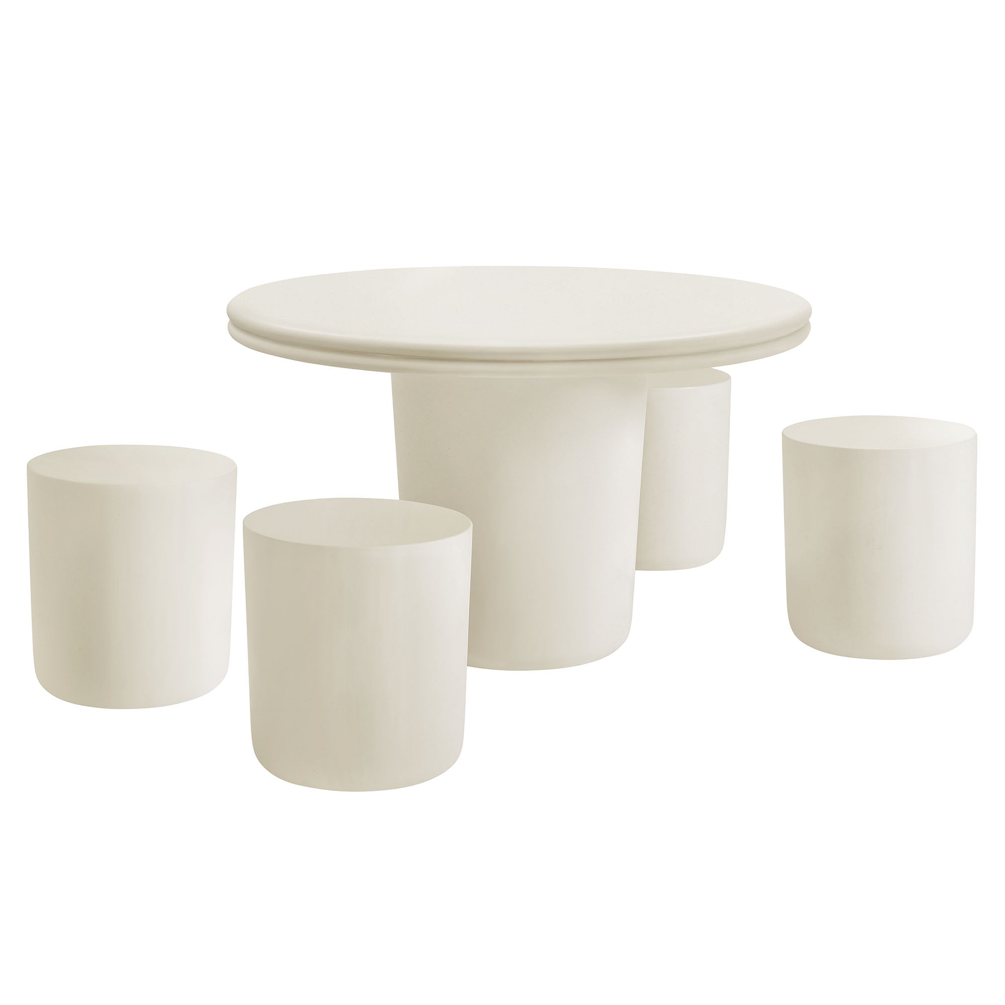Bryson Concrete 5 Piece Dining Set