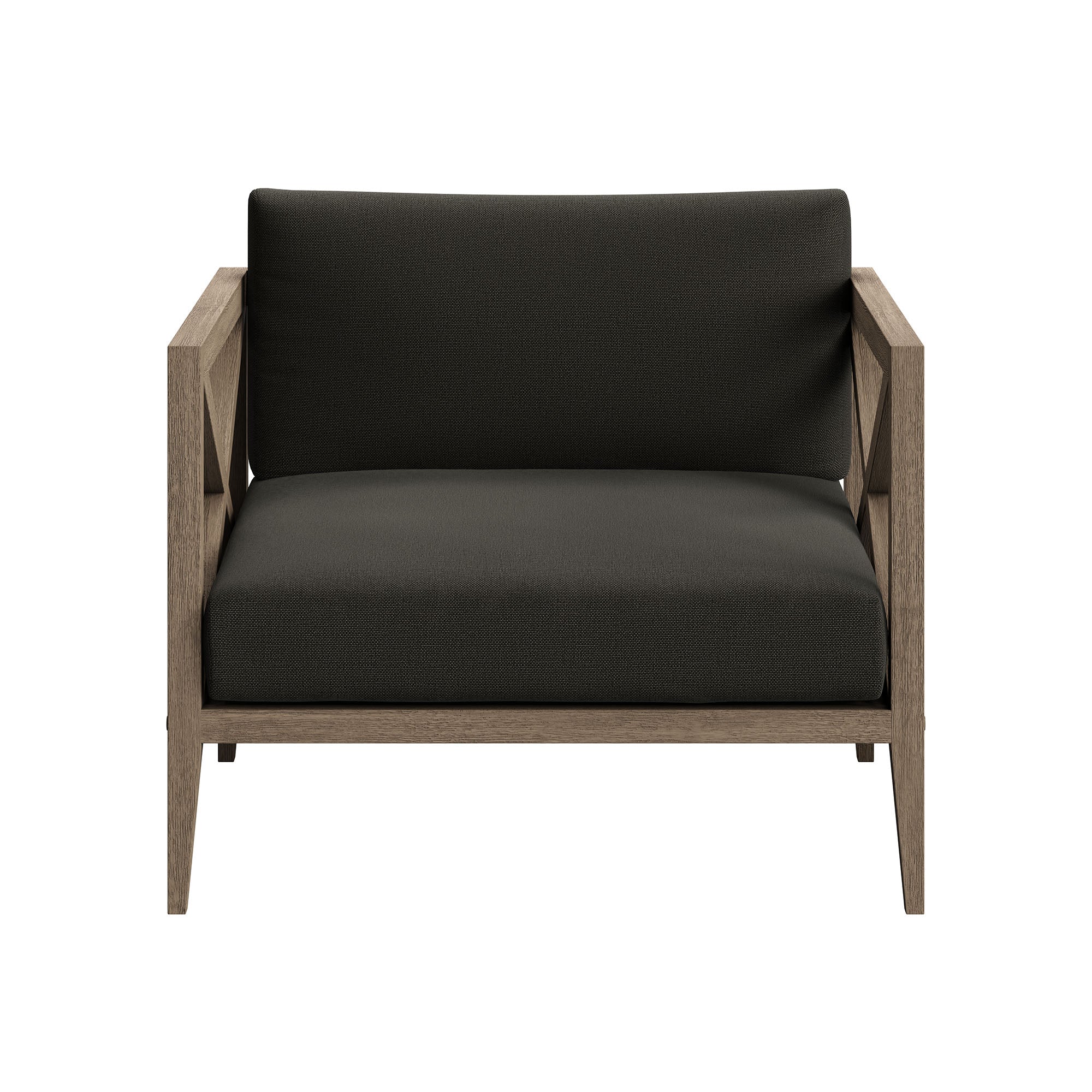 Eastern 3 Piece Outdoor Teak Set with 2 Armchairs and Side Table