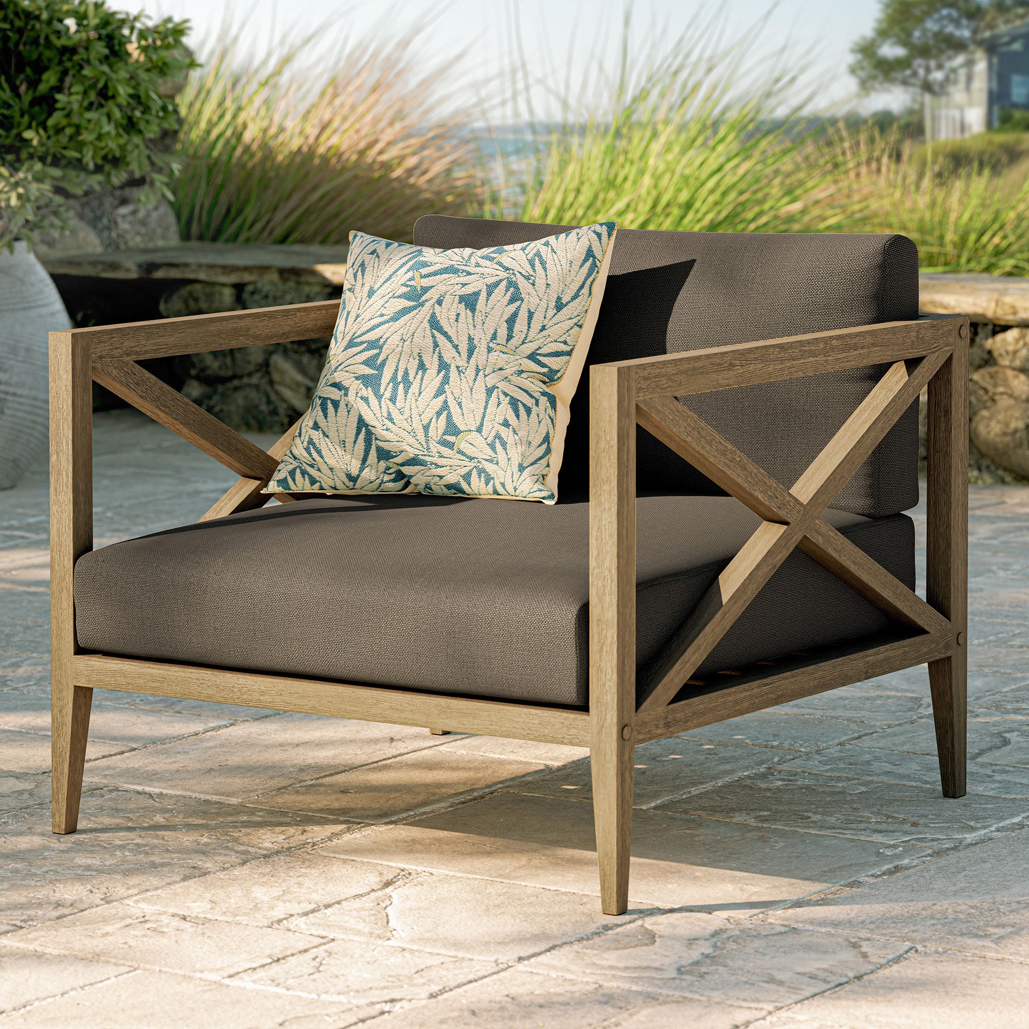 Eastern Outdoor Teak Armchair