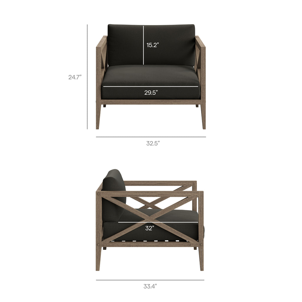 Eastern Outdoor Teak Armchair