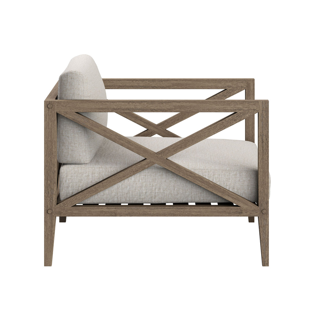 Eastern 3 Piece Outdoor Teak Set with 2 Armchairs and Side Table
