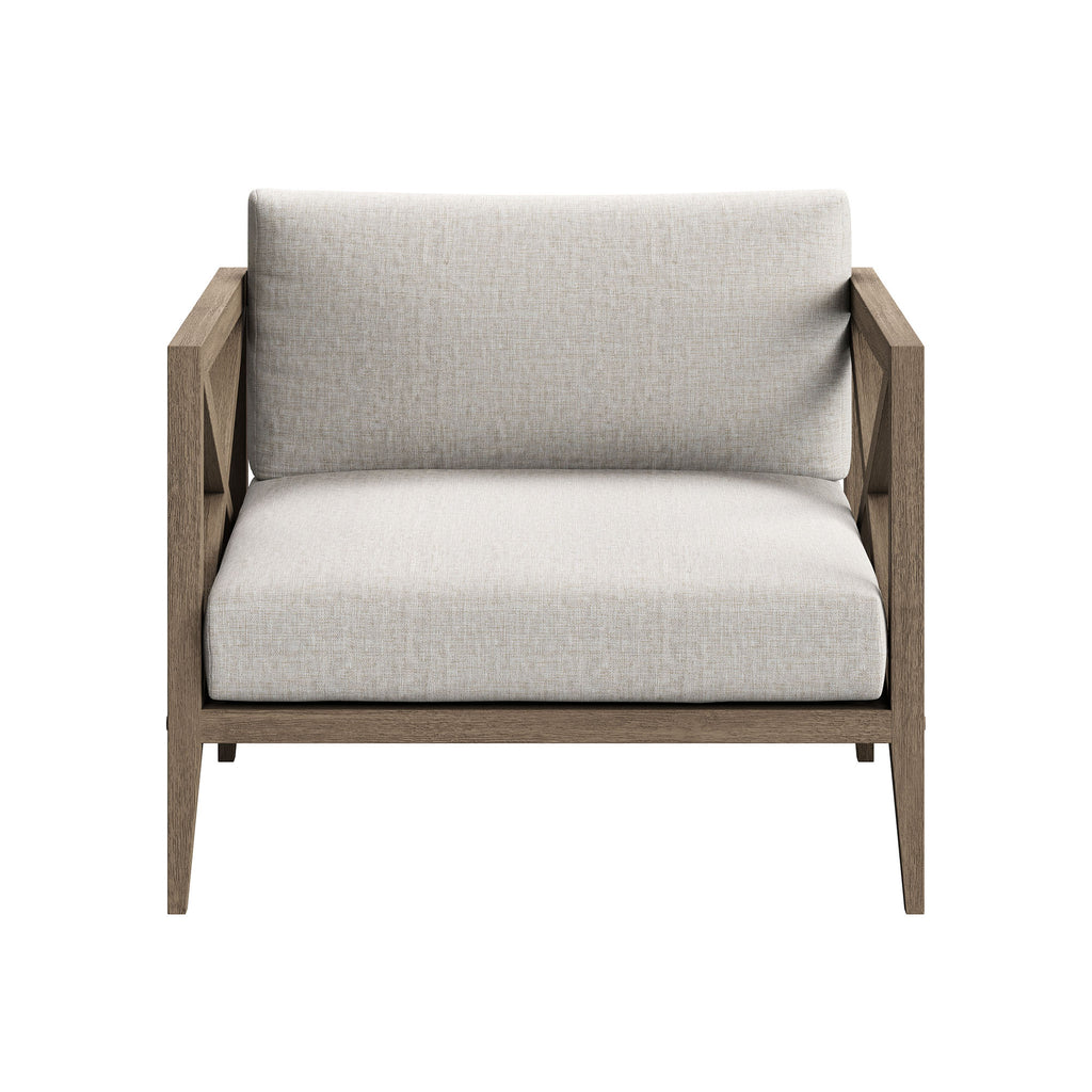 Eastern 3 Piece Outdoor Teak Set with 2 Armchairs and Side Table