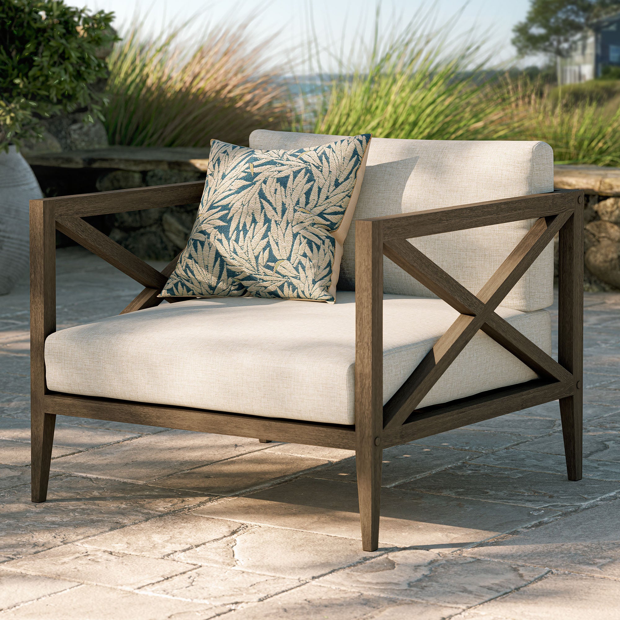 Eastern Outdoor Teak Armchair