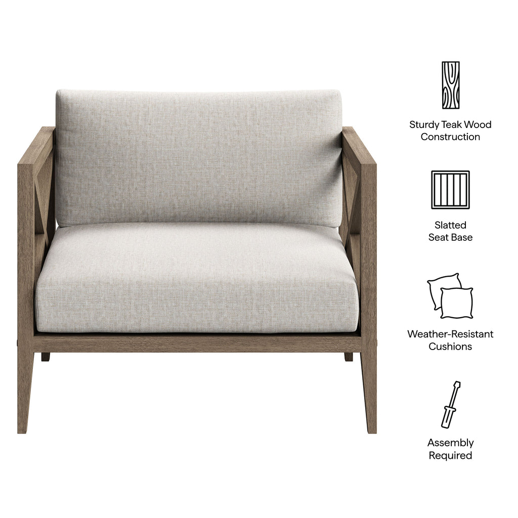 Eastern Outdoor Teak Armchair