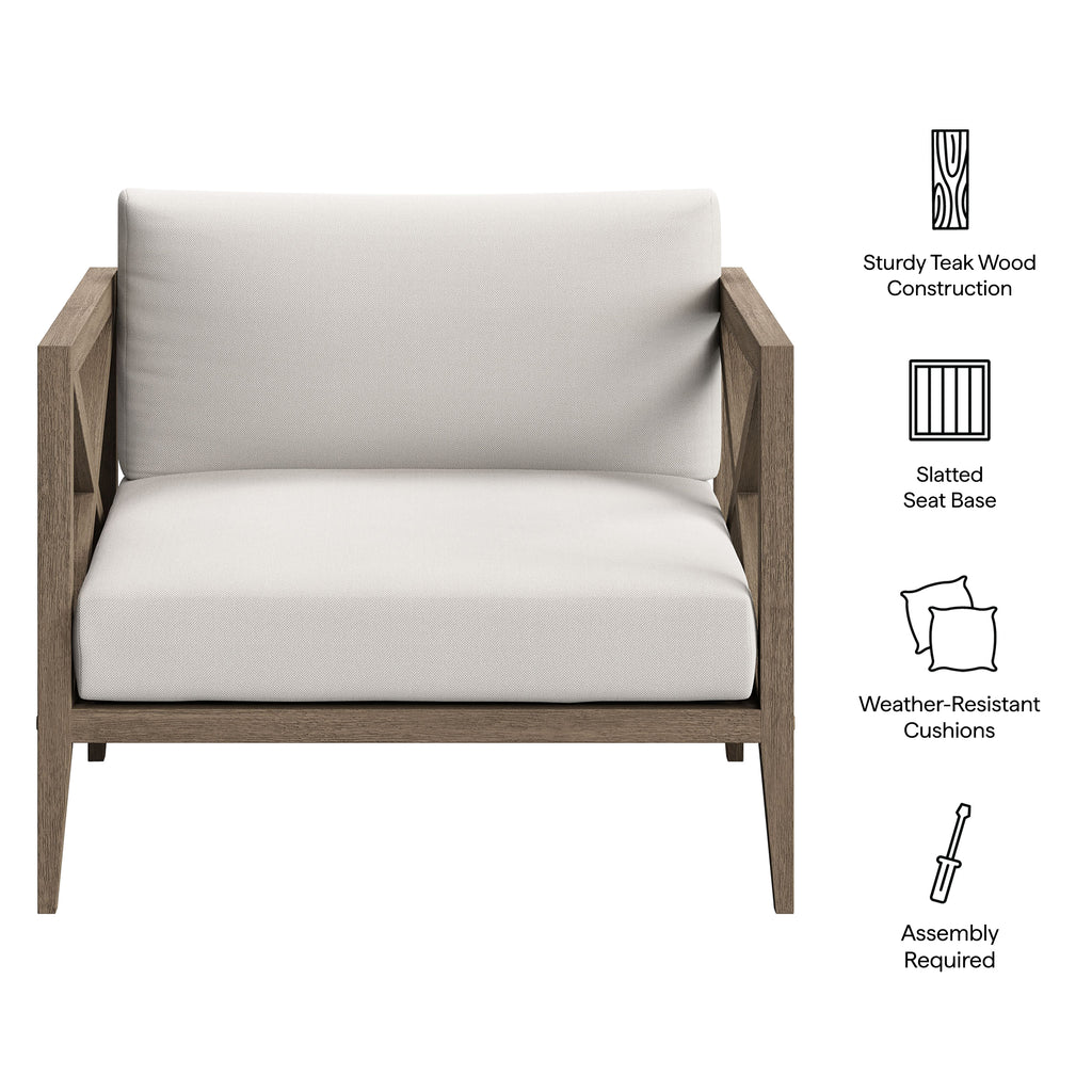 Eastern Outdoor Teak Armchair
