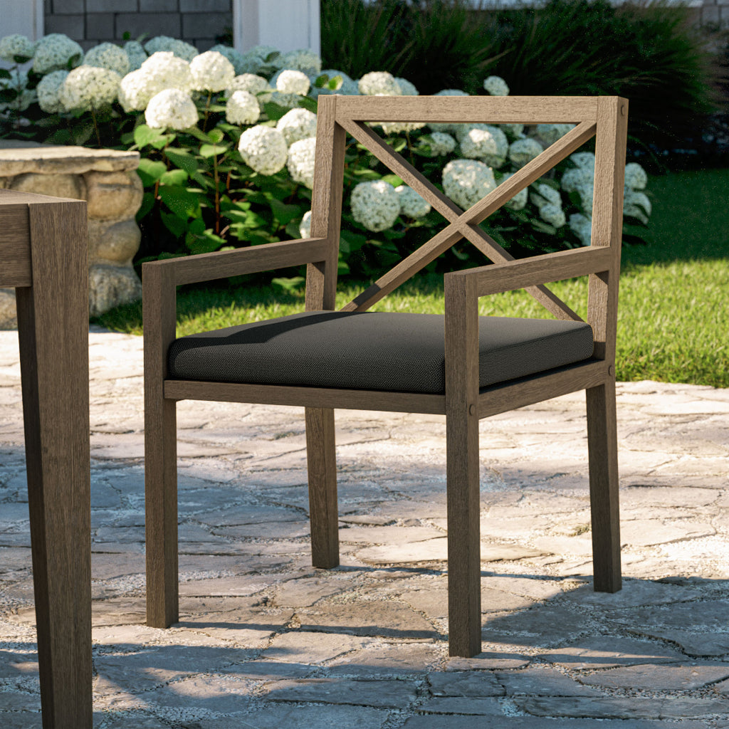 Eastern Teak Outdoor Dining Armchair