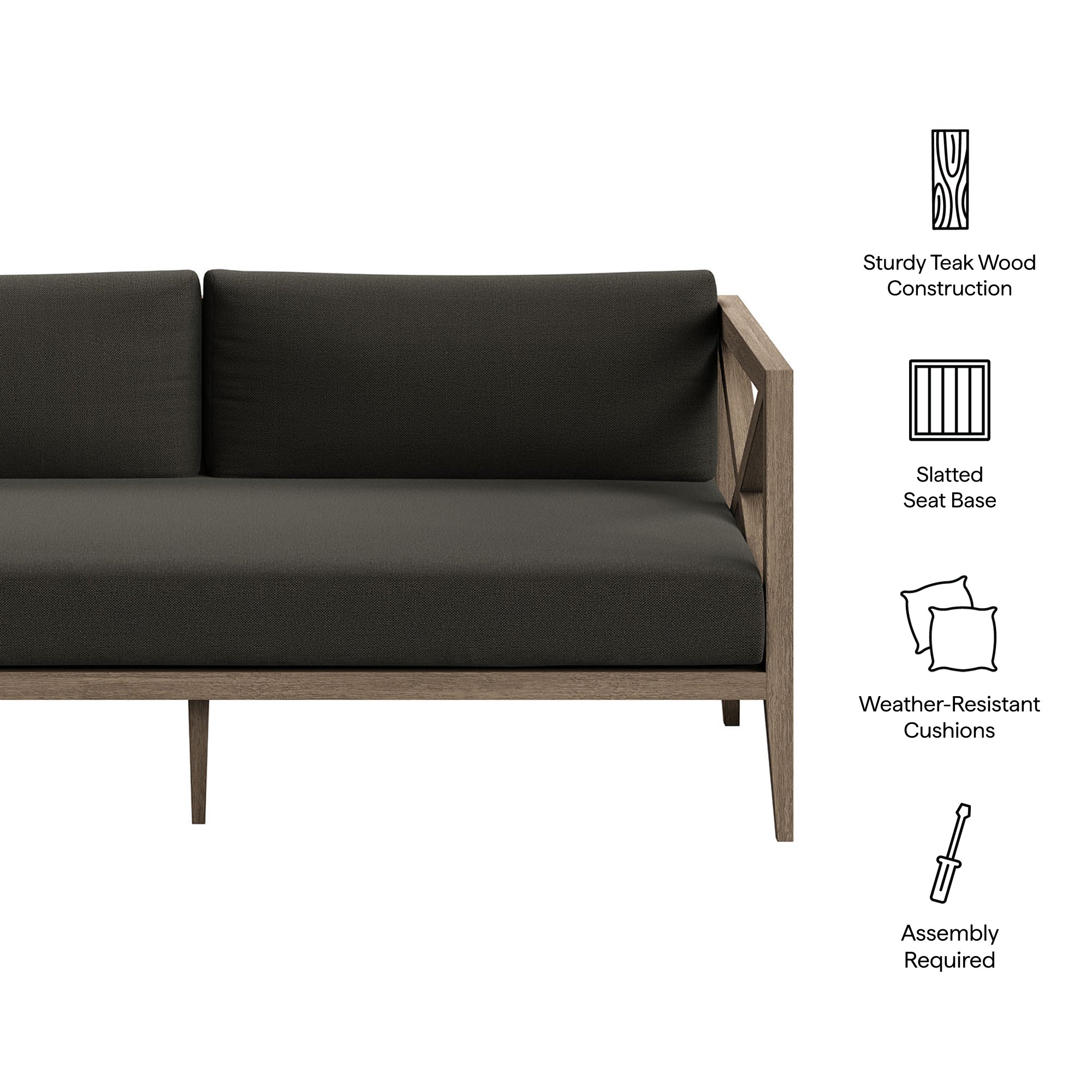 Eastern Teak Loveseat