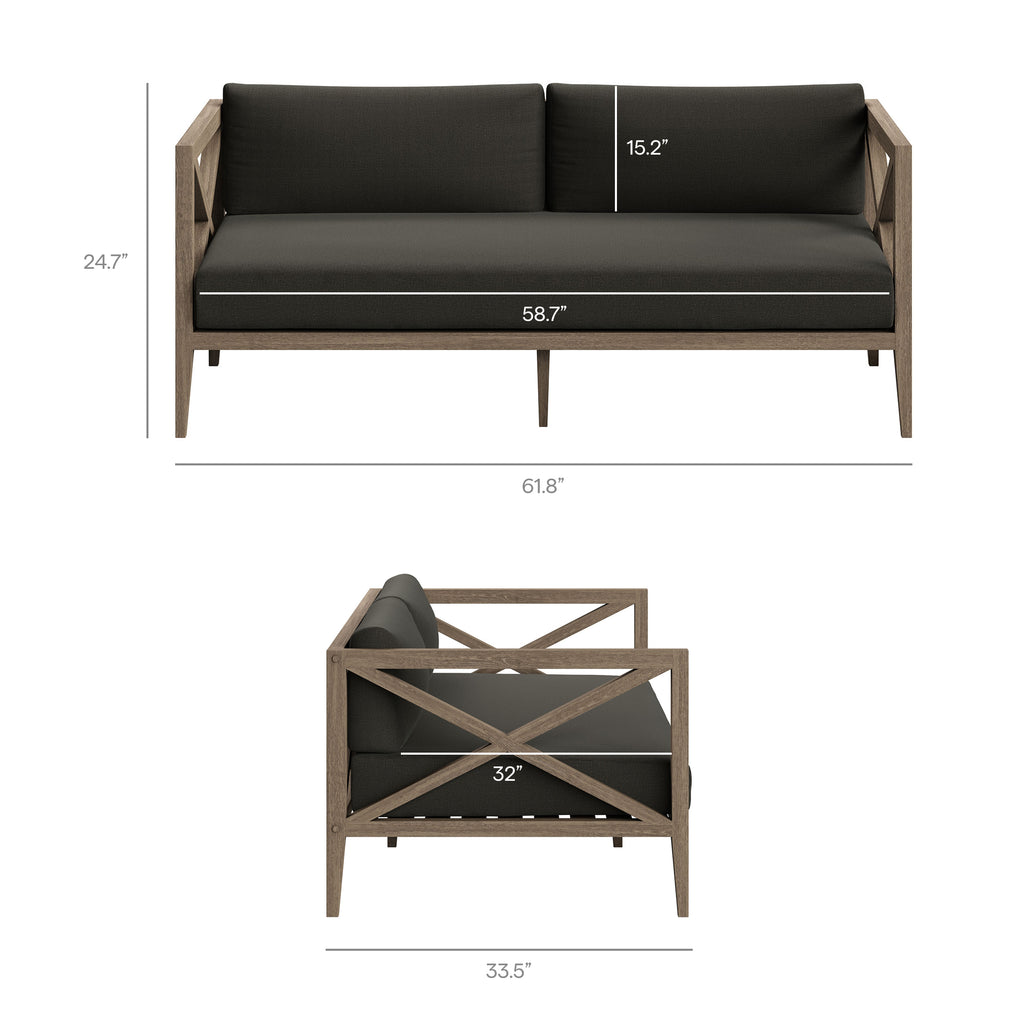 Eastern Teak Loveseat