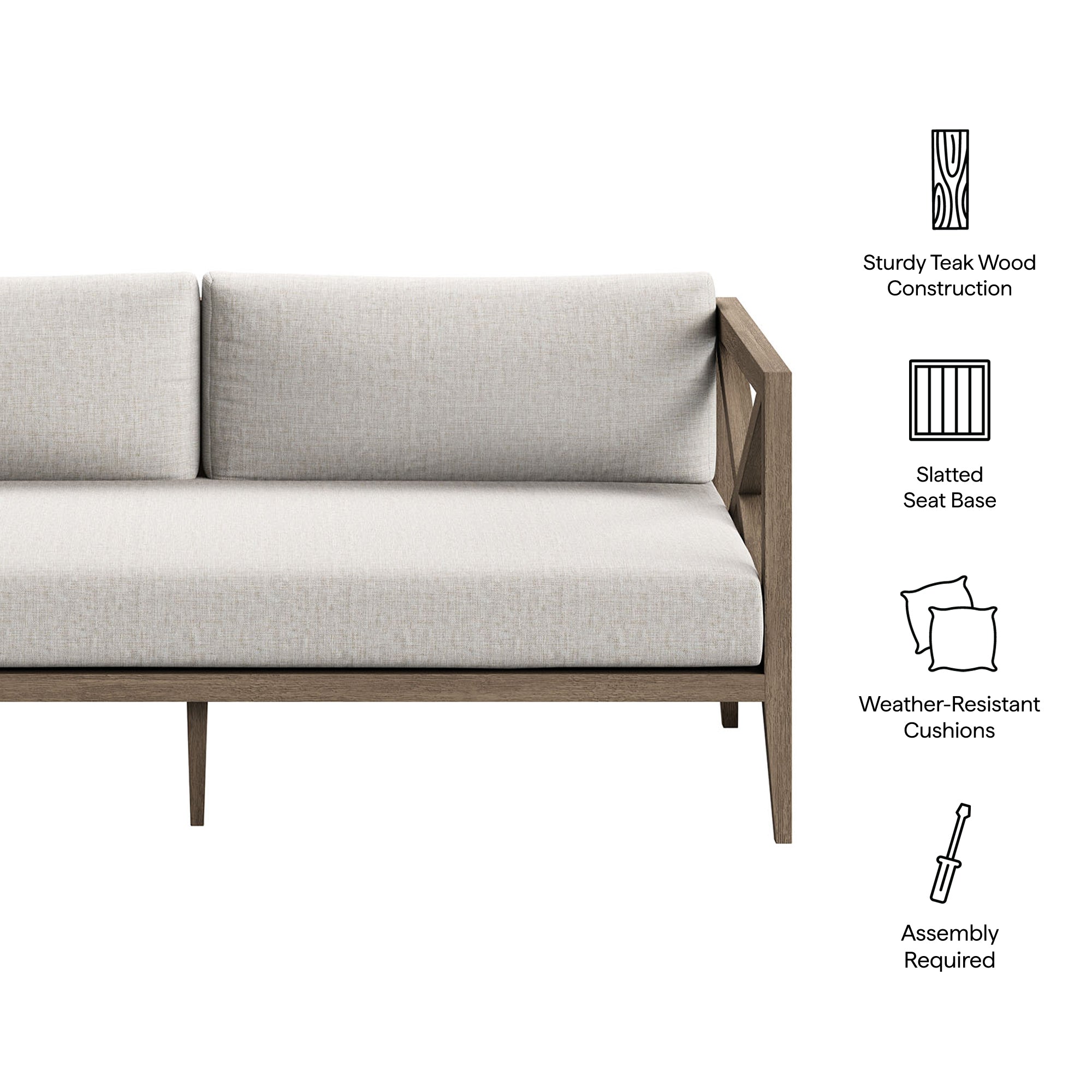 Eastern Teak Loveseat