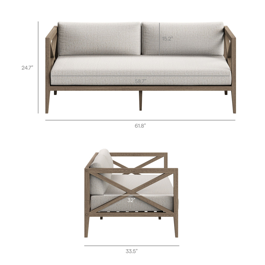 Eastern Teak Loveseat
