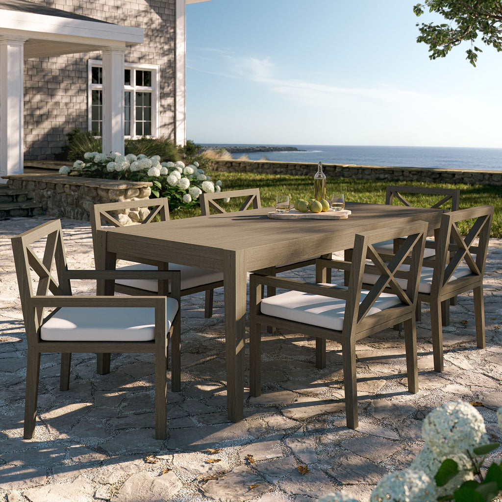 Eastern 7 Piece Outdoor Teak Dining Set