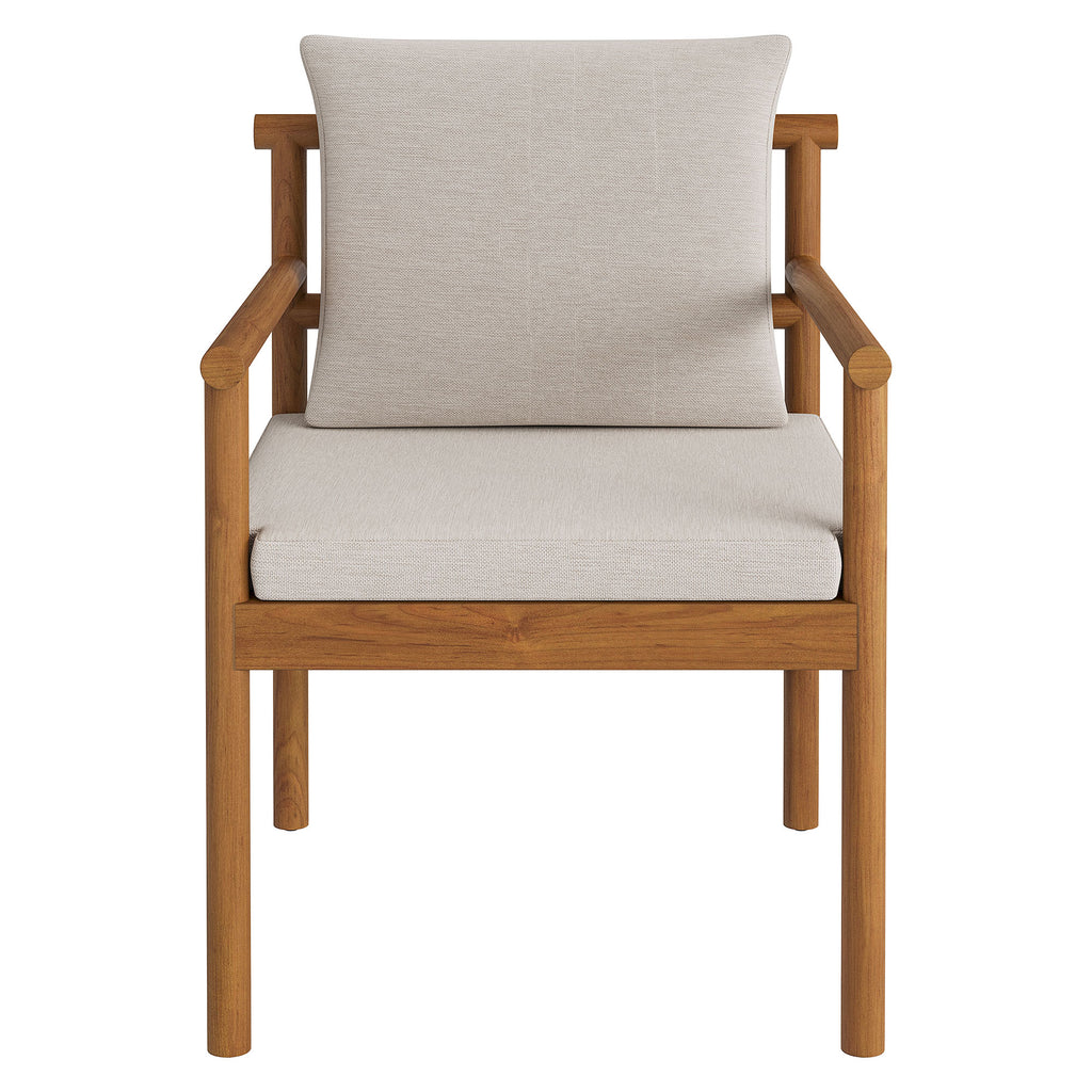 Melany Outdoor Teak Rope Dining Chair