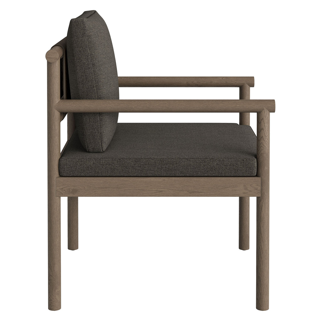 Melany Outdoor Teak Rope Dining Chair