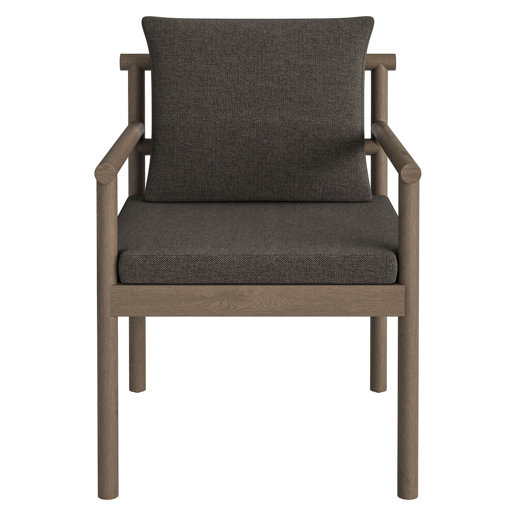 Melany Outdoor Teak Rope Dining Chair
