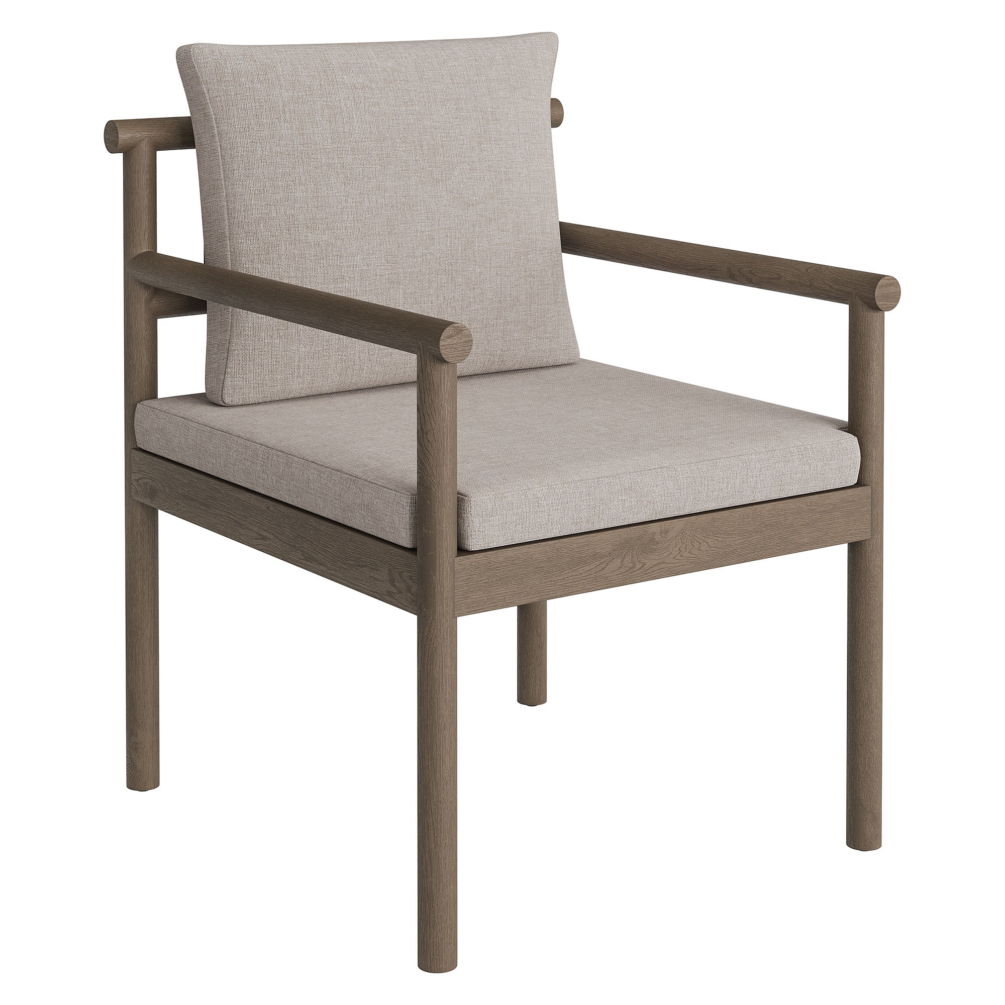 Melany Outdoor Teak Rope Dining Chair