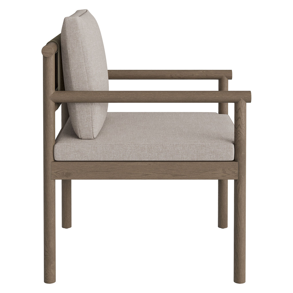 Melany Outdoor Teak Rope Dining Chair