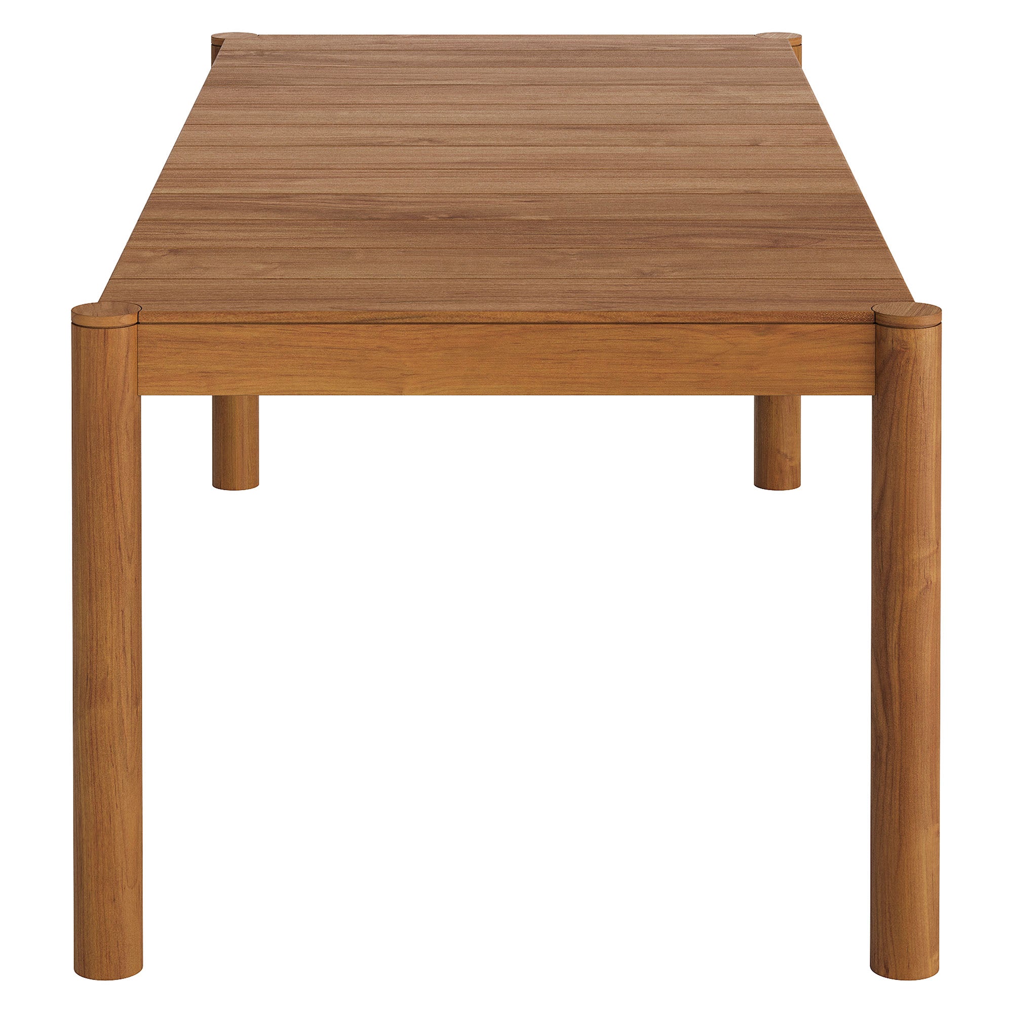 Eli 89 Inch Outdoor Teak Wood Dining Table