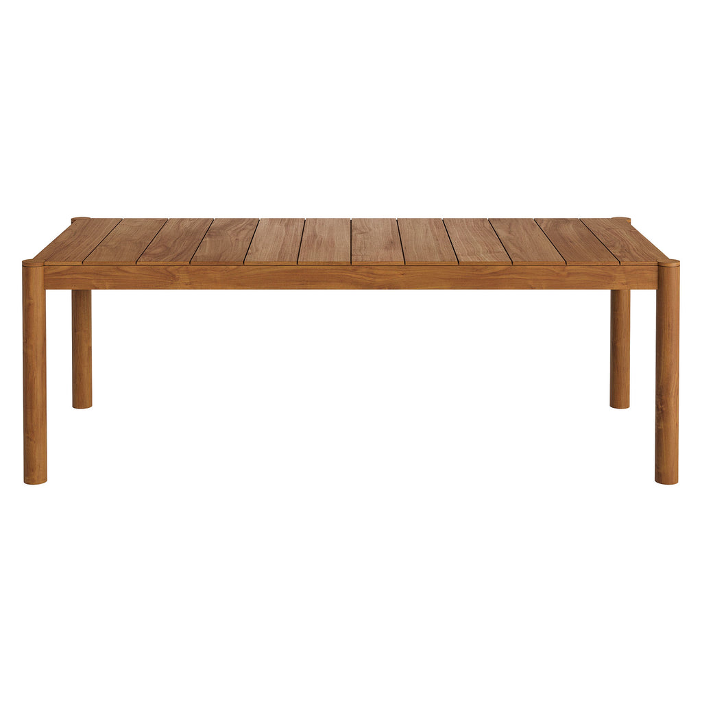 Eli 89 Inch Outdoor Teak Wood Dining Table