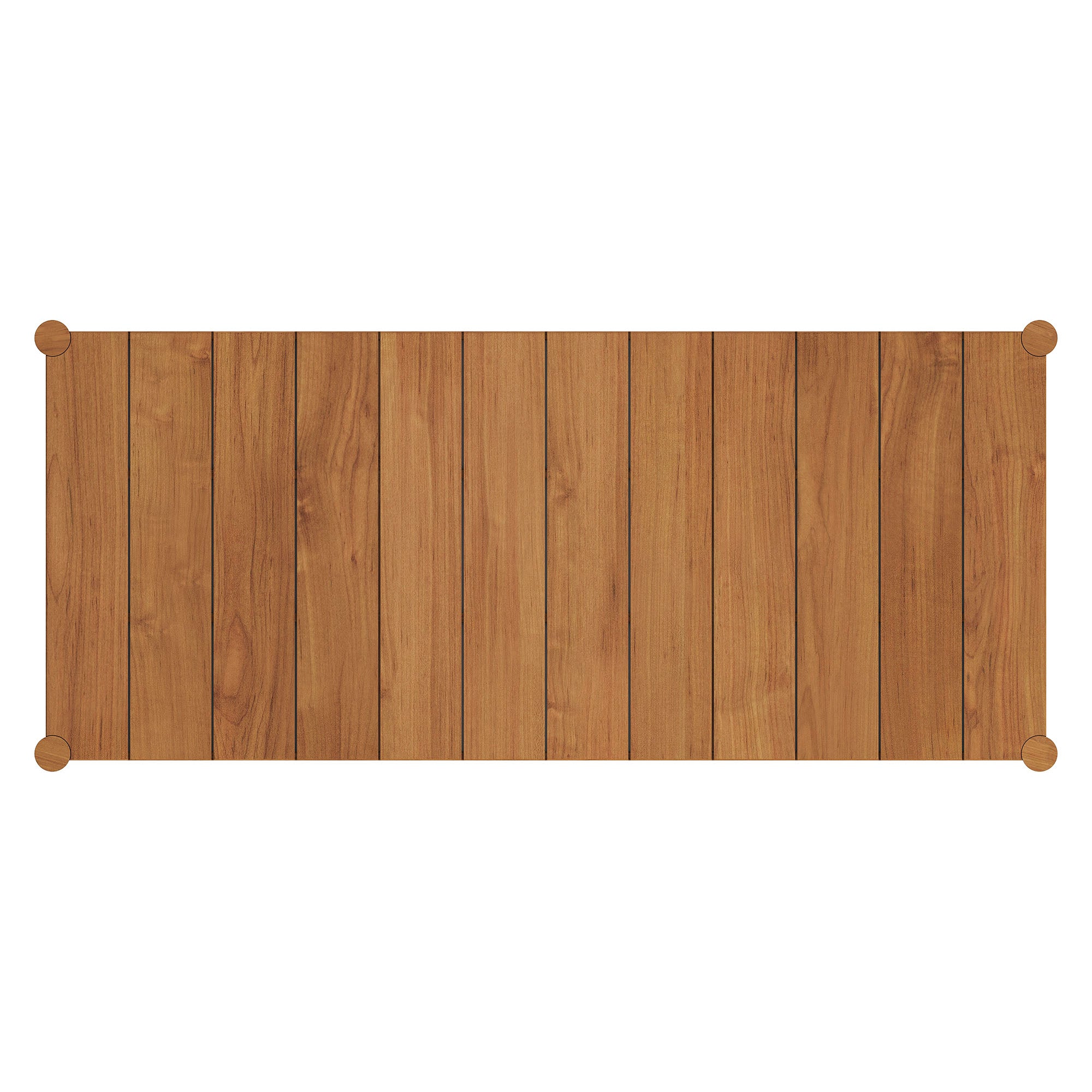 Eli 89 Inch Outdoor Teak Wood Dining Table
