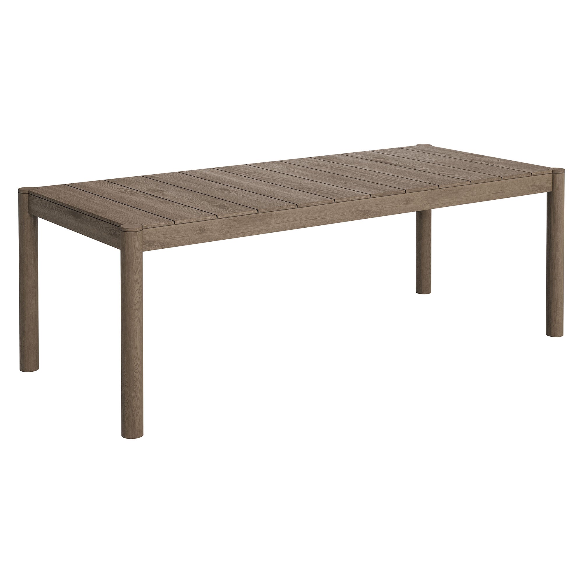 Eli 89 Inch Outdoor Teak Wood Dining Table