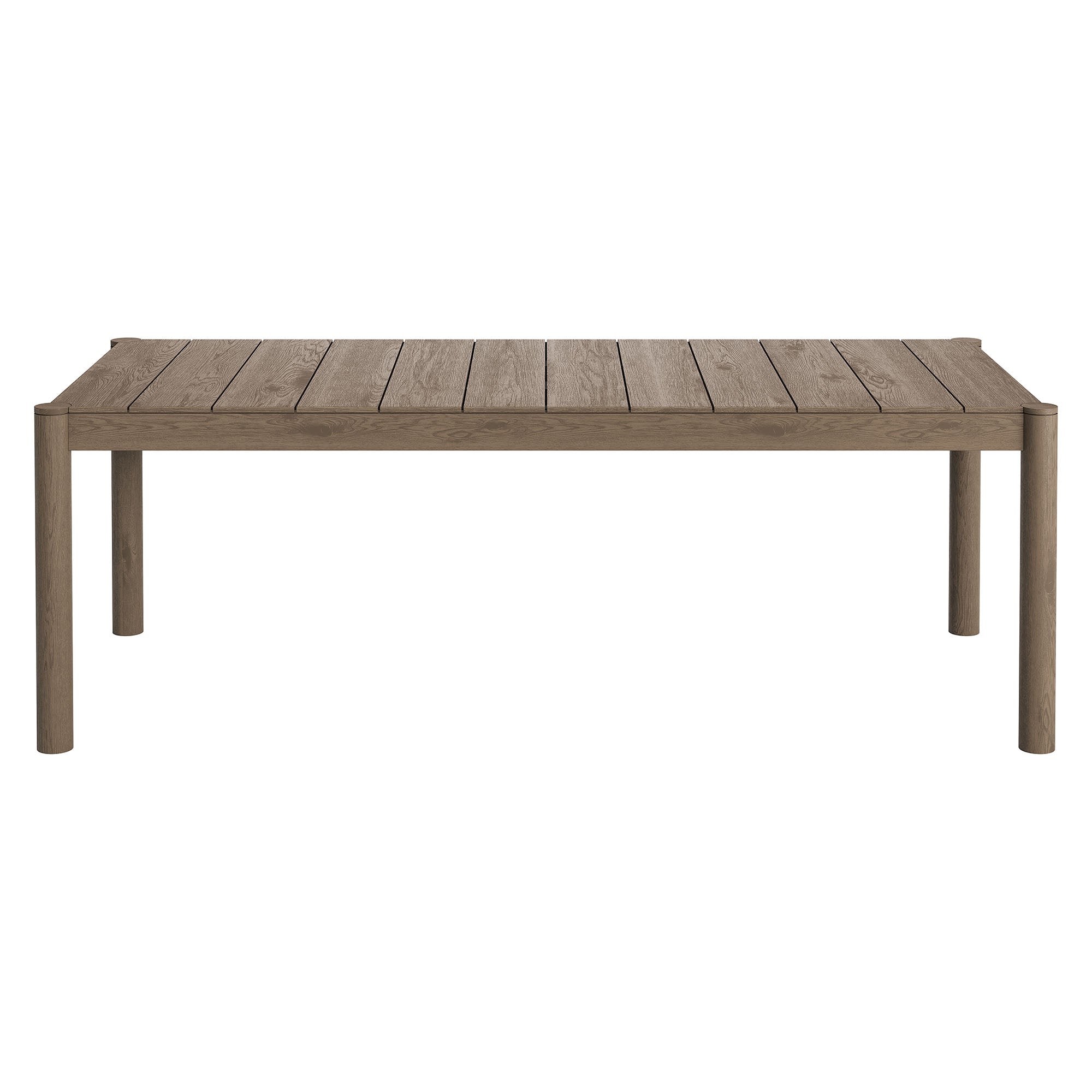Eli 89 Inch Outdoor Teak Wood Dining Table