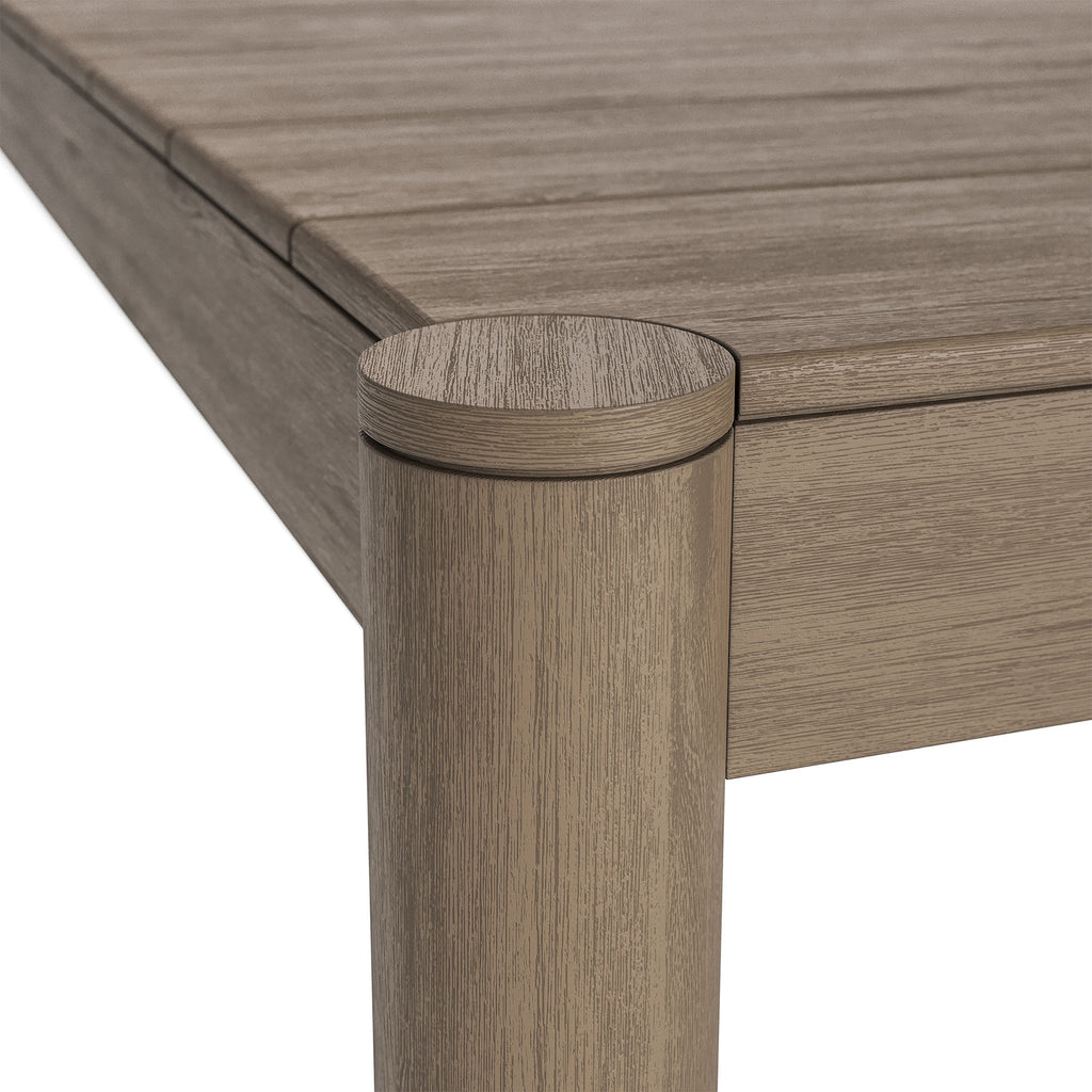 Eli 89 Inch Outdoor Teak Wood Dining Table