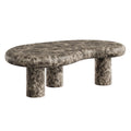 Vanessa Outdoor Faux Marble Coffee Table