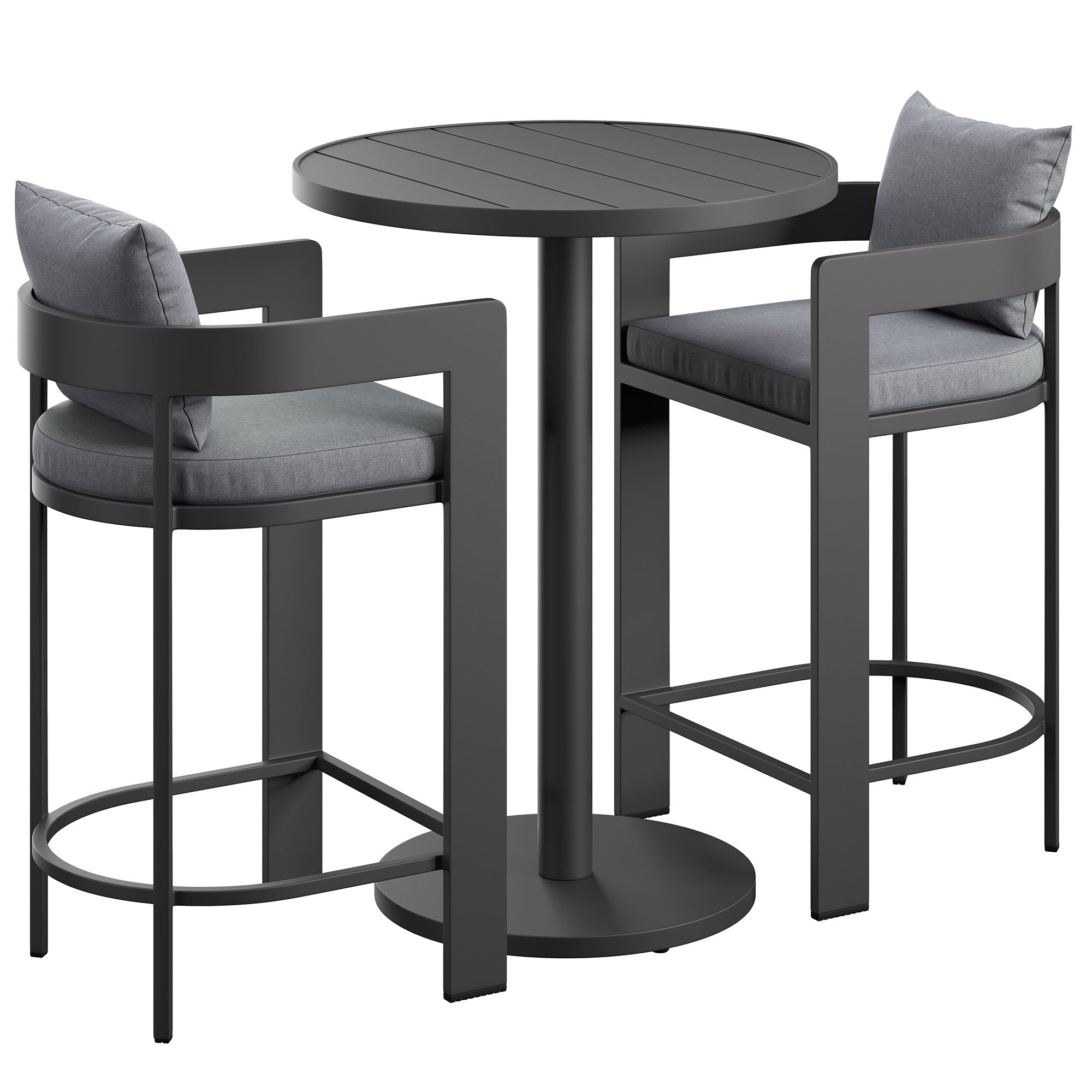 Tulsa 3 Piece Aluminum Bar Cocktail Set