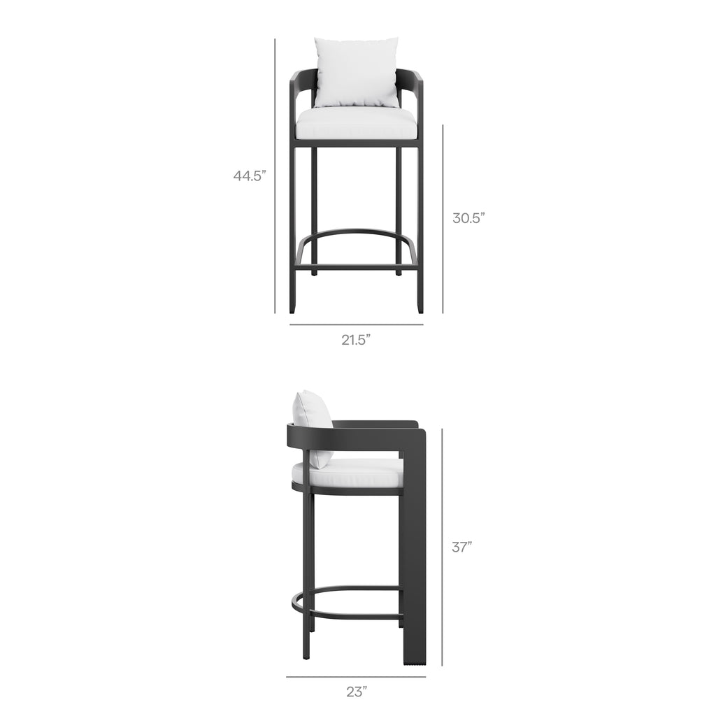 Tulsa 3 Piece Aluminum Bar Cocktail Set